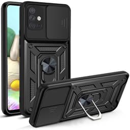 Telefonetui med magnet og stativ Sort Samsung Galaxy A51 4G