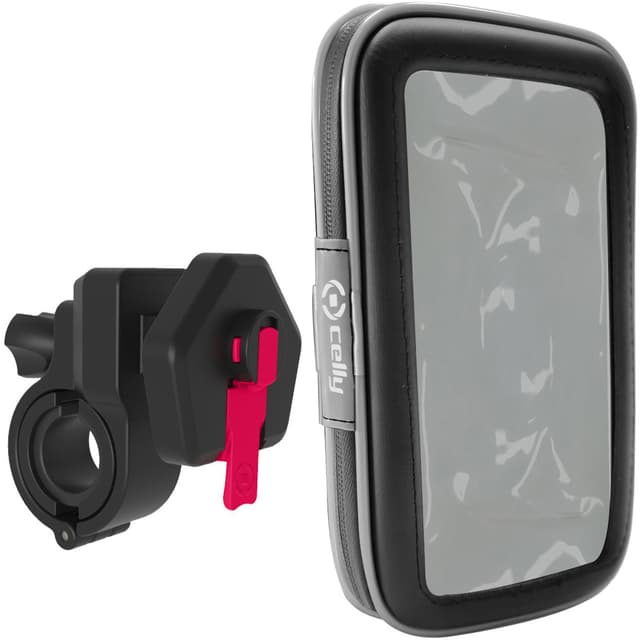 Celly Snap Ultratålig cykelhållare med väska IPX6