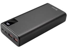 20.000 mAh PD 20W PowerBank USB-C, Sort