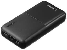 20.000 mAh Saver Power Bank, sort