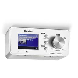 Inbyggnadsradio Karcher RA 2035D DAB+, DAB, FM Vit