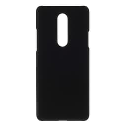 Kumitettu kova PC-puhelinkotelo OnePlus 8: lle - musta