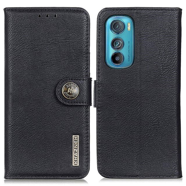 KHAZNEH Motorola Edge 30 Plånboksfodral - Svart