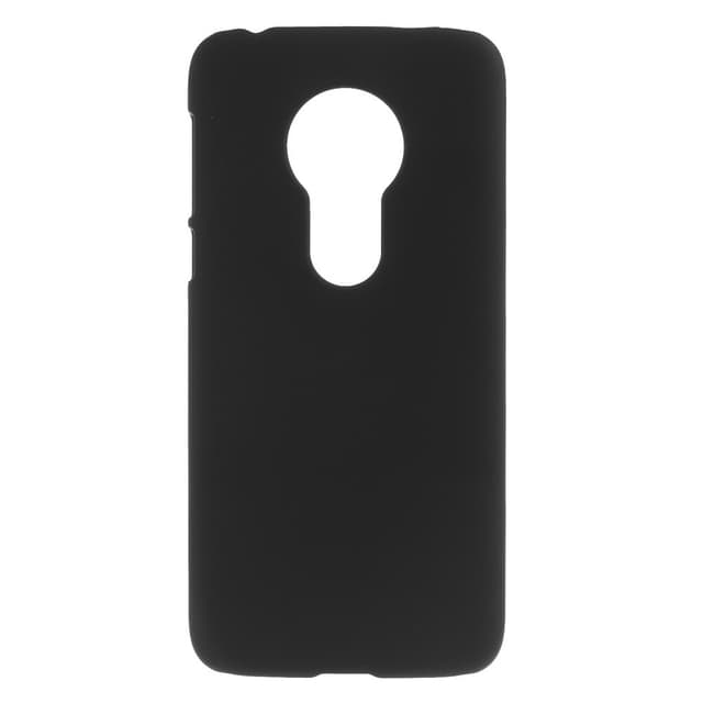 Motorola Moto G7 Play Skal Plastskal Rubberized - Svart