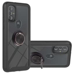 Motorola Moto G Power (2022) Armor skal med Finger Ring och metall - Svart
