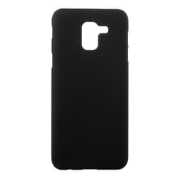 Samsung Galaxy J6 (2018) Rubberized Hård Plast Skal - Svart