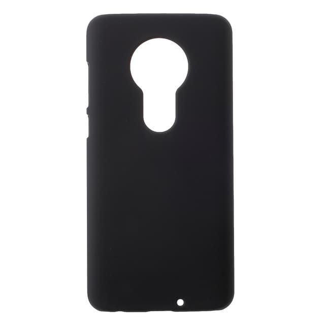 Motorola Moto G7 Plus / G7 Skal Plastskal Rubberized - Svart