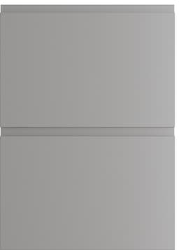 Epoq Integra 2-lådors skåpdörr 50x70 (steel grey)