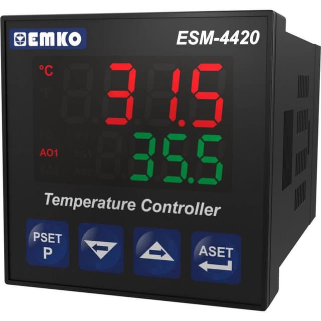 Emko ESM-4420 2-punkts, P, PI, PD, PID Termostat J, K