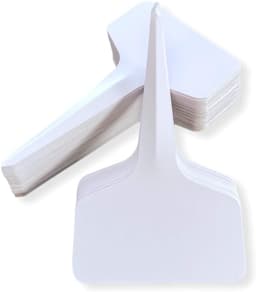 Vanntette planteetiketter PVC 100-pakning Hvit