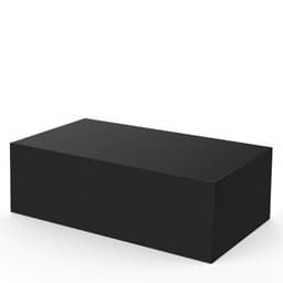 Overtræk til terrassemøbler Sort 242 x 162 x 100 cm