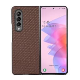 Hiilikuituinen kuori Samsung Galaxy Z Fold 4 - Ruskea