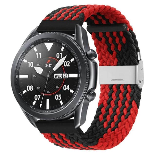Punottu elastinen rannekoru Samsung Galaxy Watch 3 (41mm) - Punainen/M