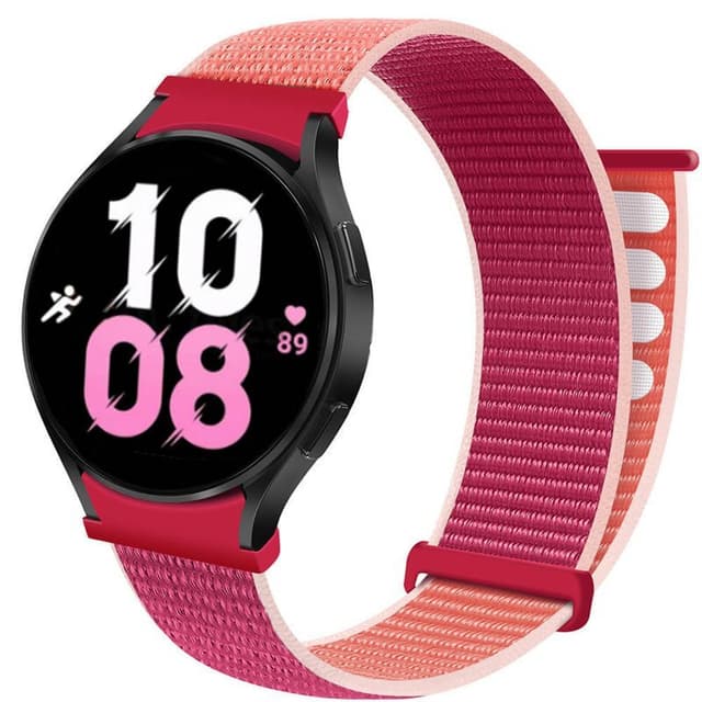 Nylonrannekoru No-Gap Samsung Galaxy Watch 5 (40mm) - Pomegranate