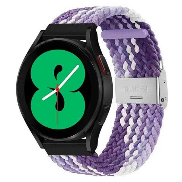 Flettet Elastik Armbånd Samsung Galaxy Watch 4 (40mm) - gradientpurpl