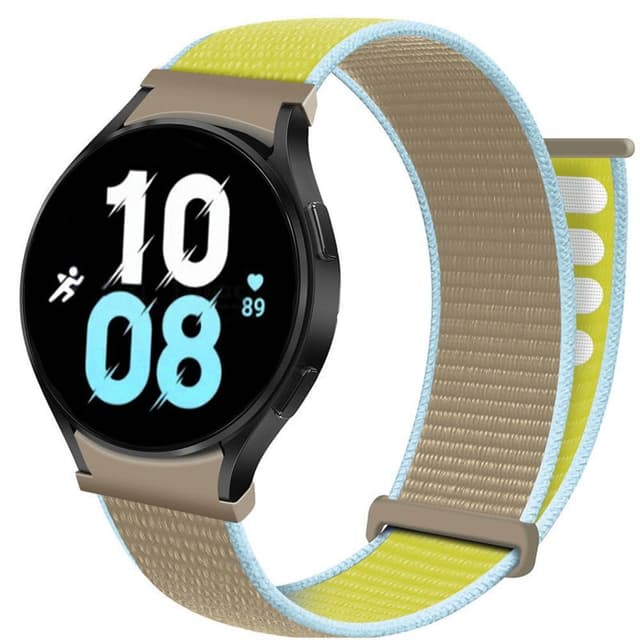 Nylon Armbånd  No-Gap Samsung Galaxy Watch 5 (44mm) - Camel