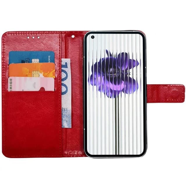 Mobil lommebok 3-kort Nothing Phone (1) - Rød