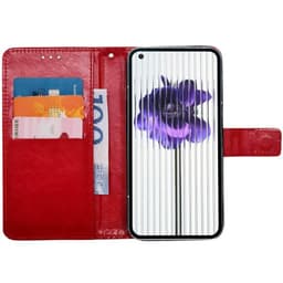 Wallet cover 3-kort Nothing Phone (1) - Rød