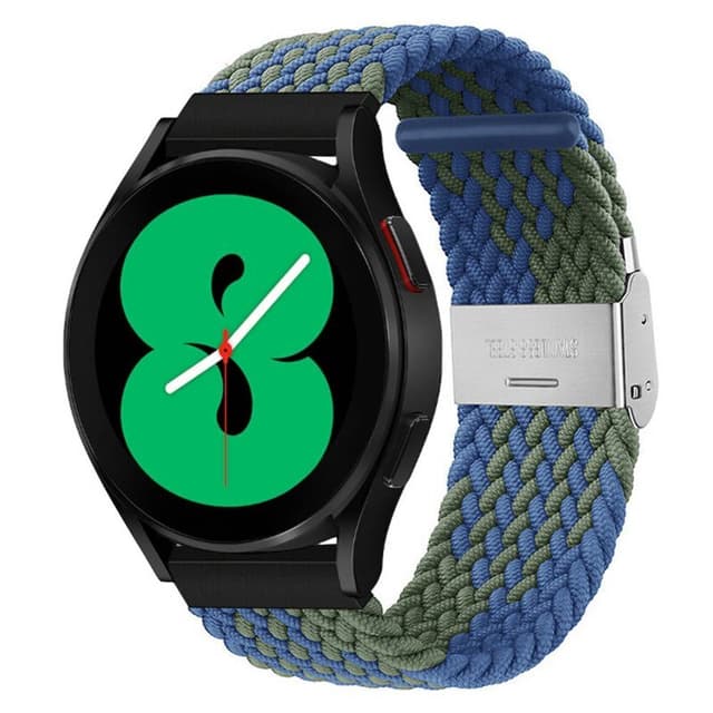 Punottu elastinen rannekoru Samsung Galaxy Watch 4 (44mm) - bluegreen