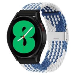 Flettet Elastik Armbånd Samsung Galaxy Watch 4 (44mm) - Blåhvid