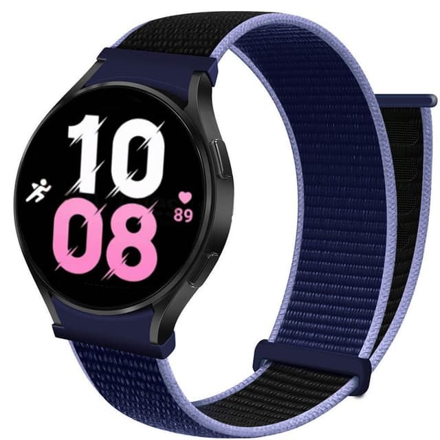 Nylon Armbånd  No-Gap Samsung Galaxy Watch 5 (40mm) - Midnight Blue
