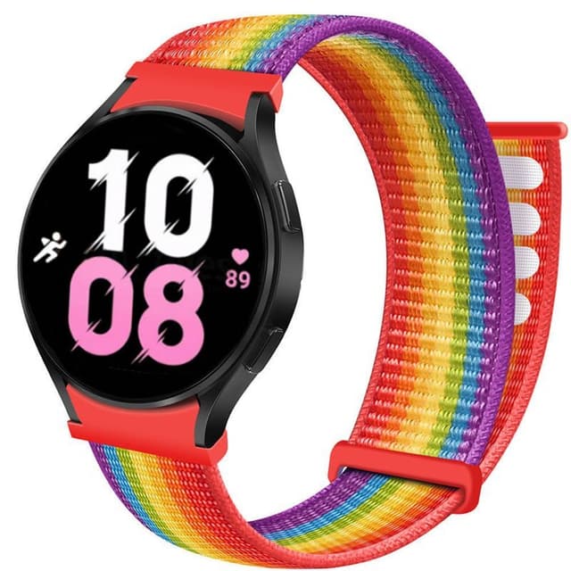 Nylon Armbånd  No-Gap Samsung Galaxy Watch 5 (40mm) - Pride