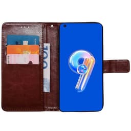 Wallet cover 3-kort Asus Zenfone 9 - Brun
