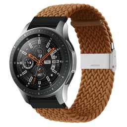 Flettet Elastik Armbånd Samsung Galaxy Watch 46mm - Brun