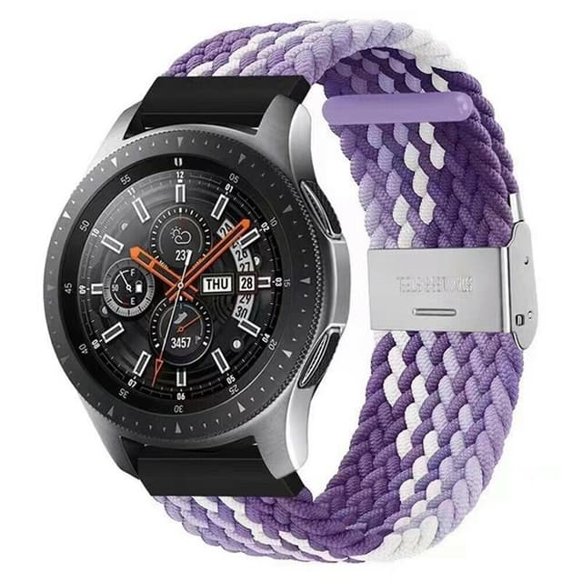 Flätat Elastiskt Armband Samsung Galaxy Watch 46mm - Gradient purple