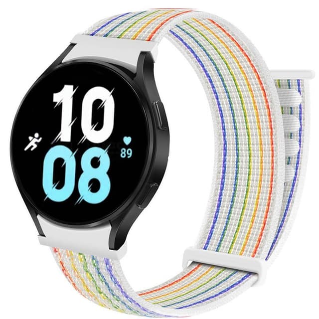 Nylon armbånd No-Gap Samsung Galaxy Watch 5 (44mm) - Pride Edition