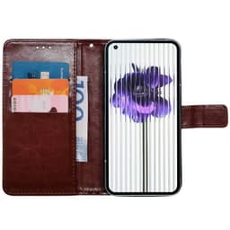 Wallet cover 3-kort Nothing Phone (1) - Brun