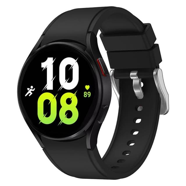 Silikone Armbånd No-Gap Samsung Galaxy Watch 5 (44mm) - Sort