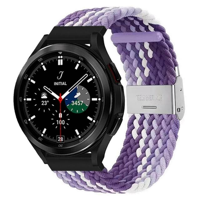 Flätat Elastiskt Armband Samsung Galaxy Watch 4 Classic (46mm) - Grad