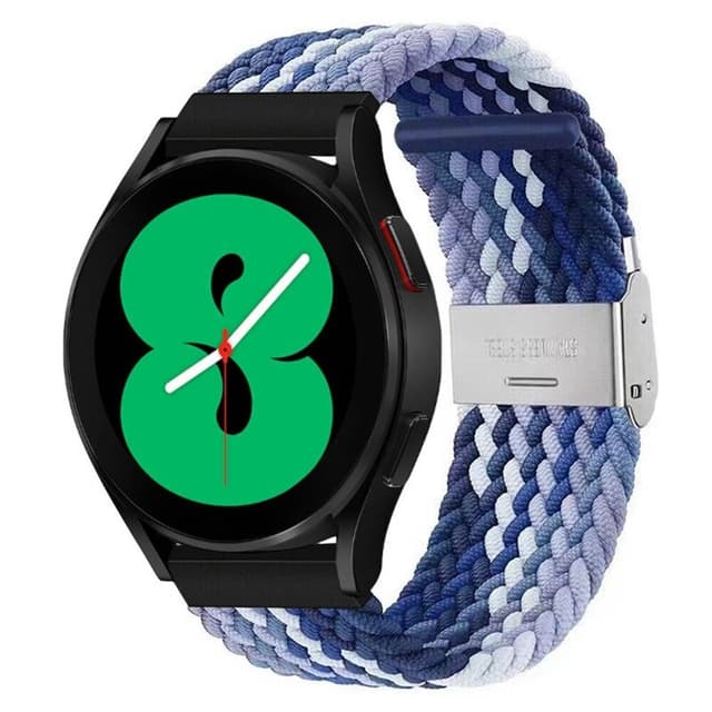 Flätat Elastiskt Armband Samsung Galaxy Watch 4 (44mm) - Gradient blu