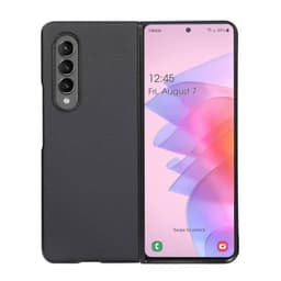 Læder cover Samsung Galaxy Z Fold 4 - Blå