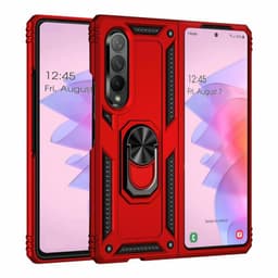 Sergeant Ring kuori Samsung Galaxy Z Fold 4 - Punainen