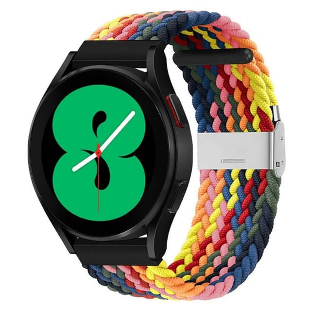Flettet Elastik Armbånd Samsung Galaxy Watch 4 (44mm) - rainbow
