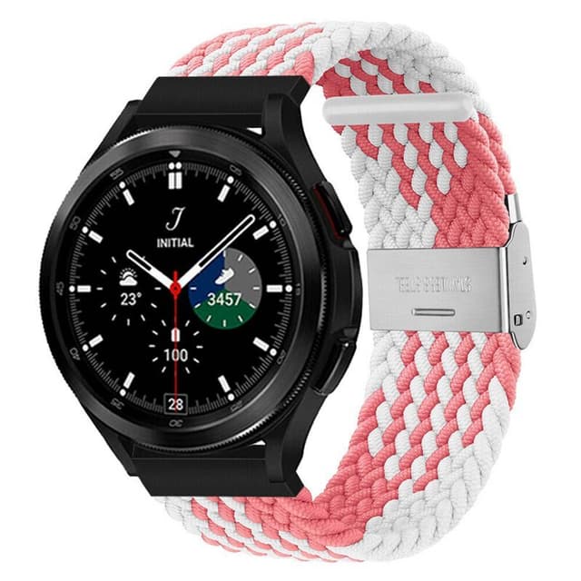 Flätat Elastiskt Armband Samsung Galaxy Watch 4 Classic (42mm) - Rosa
