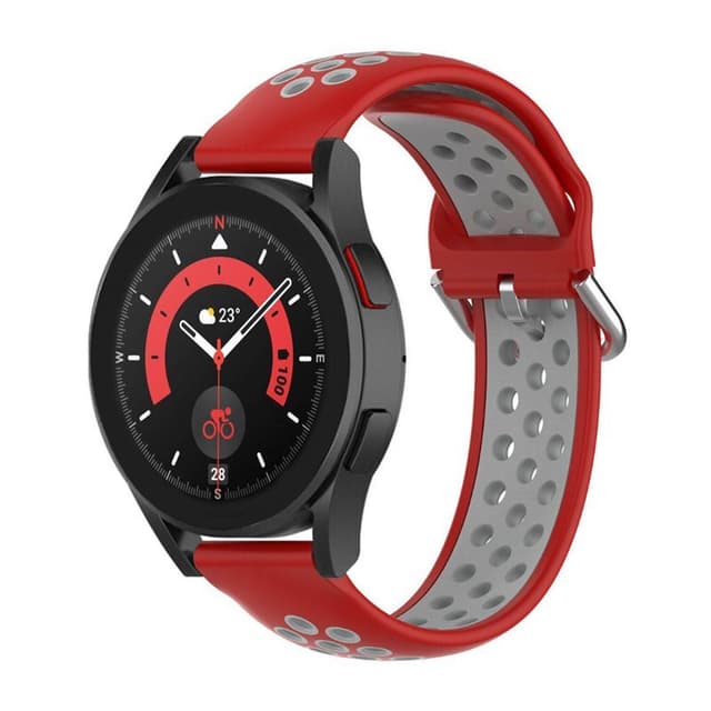 EBN Sport Armband Samsung Galaxy Watch 5 Pro 45mm - Rød/Grå
