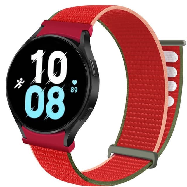 Nylonrannekoru No-Gap Samsung Galaxy Watch 5 (44mm) - Strawberry