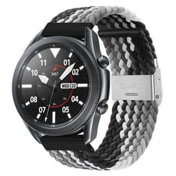 Flettet Elastik Armbånd Samsung Galaxy Watch 3 (45mm) - Sorthvid