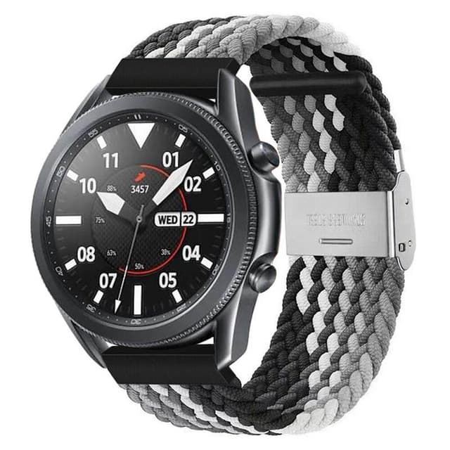 Flettet Elastik Armbånd Samsung Galaxy Watch 3 (45mm) - Sorthvid