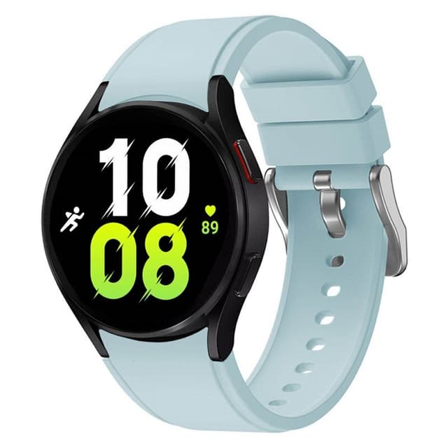 Silikone Armbånd No-Gap Samsung Galaxy Watch 5 (44mm) - Lyseblå