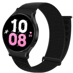 Nylon Armbånd  No-Gap Samsung Galaxy Watch 5 (40mm) - Dark Black