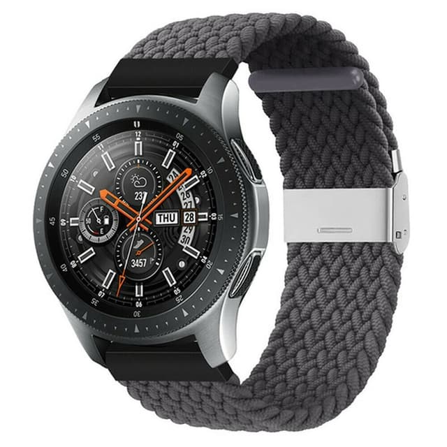 Flätat Elastiskt Armband Samsung Galaxy Watch 46mm - Skygrey