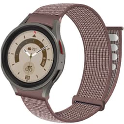 Nylonrannekoru No-Gap Samsung Galaxy Watch 5 Pro (45mm) - Smokey Mauve
