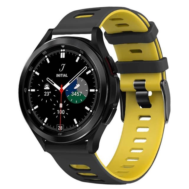 Twin Sport Armband Samsung Galaxy Watch 5 Pro (45mm) - Svart/gul