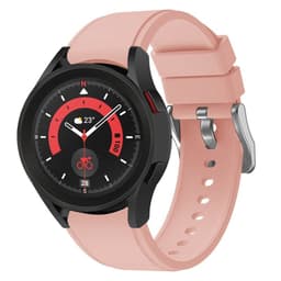 Silikone Armbånd No-Gap Samsung Galaxy Watch 5 Pro (45mm) - Lyserød