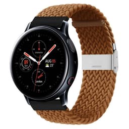 Flätat Elastiskt Armband Samsung Galaxy Watch Active 2 (44mm) - Brun