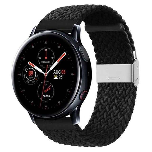 Punottu elastinen rannekoru Samsung Galaxy Watch Active 2 (44mm) - mus